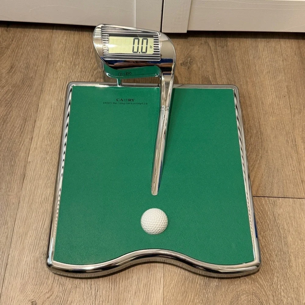 Vintage Camry EB3471 Golf Theme Electronic Personal Scale Digital Tested